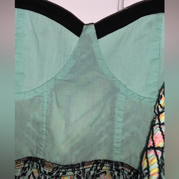 American Rag dress in mint/ black, thin straps - Picture 10 of 16
